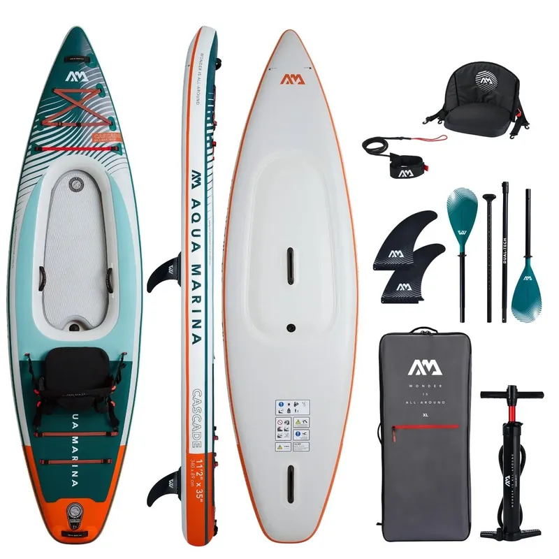 Aqua Marina Beast Cascade 11’2″ SUP e Kayak Gonfiabile 2 in 1 Reso Gratuito