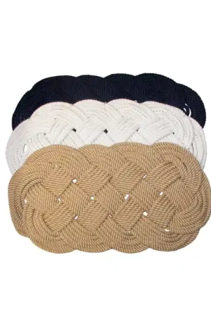 Bestseller Cavalieri Tappeto corda bianco mm.470x250