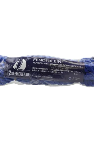 Set di 2 cime per parabordi da 2,5 m con occhiello - blu, 8 mm Offerta Speciale