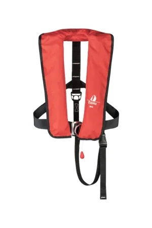 12skipper giubbotto di salvataggio automatico 300N ISO con imbragatura, rosso Consegna Rapida