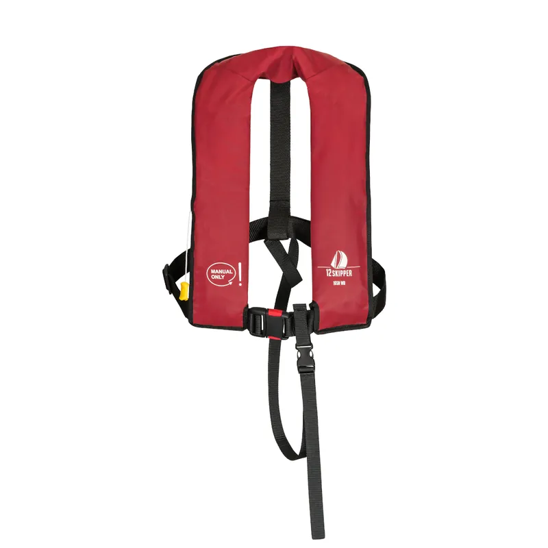 12skipper giubbotto di salvataggio 165N ISO con sgancio manuale, rosso Occasione