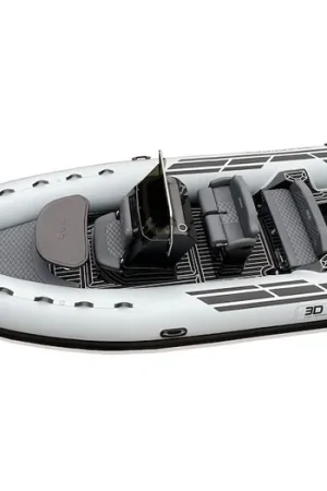 3D TENDER DREAM 6 HYPALON WHITE GELCOAT BLACK Promozione Esclusiva