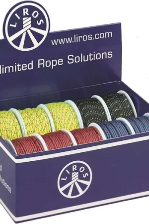 10 BOBINETTE DI TRECCIA LIROS MAGIC SPEED IN POLIESTERE D2MM 30M Offerta Limitata