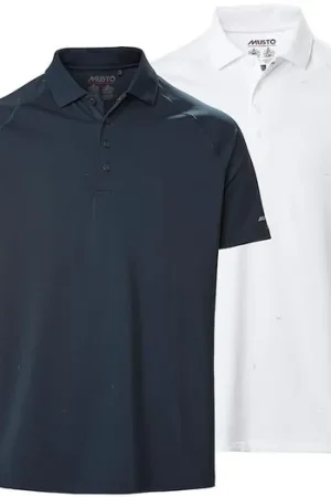 *POLO MUSTO EVO SUNBLOCK 002 BIANCO 2XL Saldi