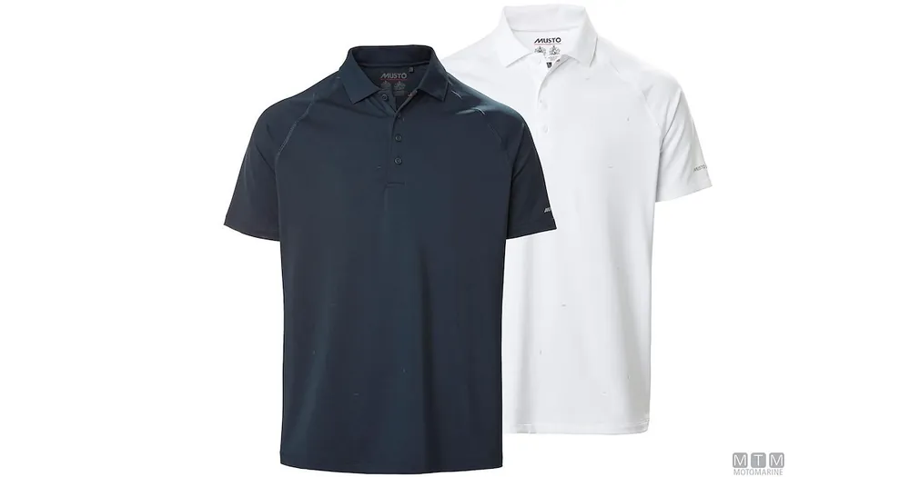*POLO MUSTO EVO SUNBLOCK 002 BIANCO 2XL Saldi