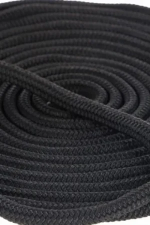 A Buon Prezzo DOPPIA TRECCIA IMPIOMBATA Ø20MM X 12MT NERA