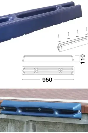 Consegna Rapida Protezione per Pontili in EVA Morbido 950 mm Blu