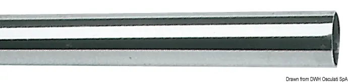Affare Tubo in Acciaio Inox 25 mm x 1,2 mm x 2 m
