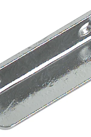 Piastrina a Squadra in Ottone Cromato 12x40 mm Direttamente Dal Produttore